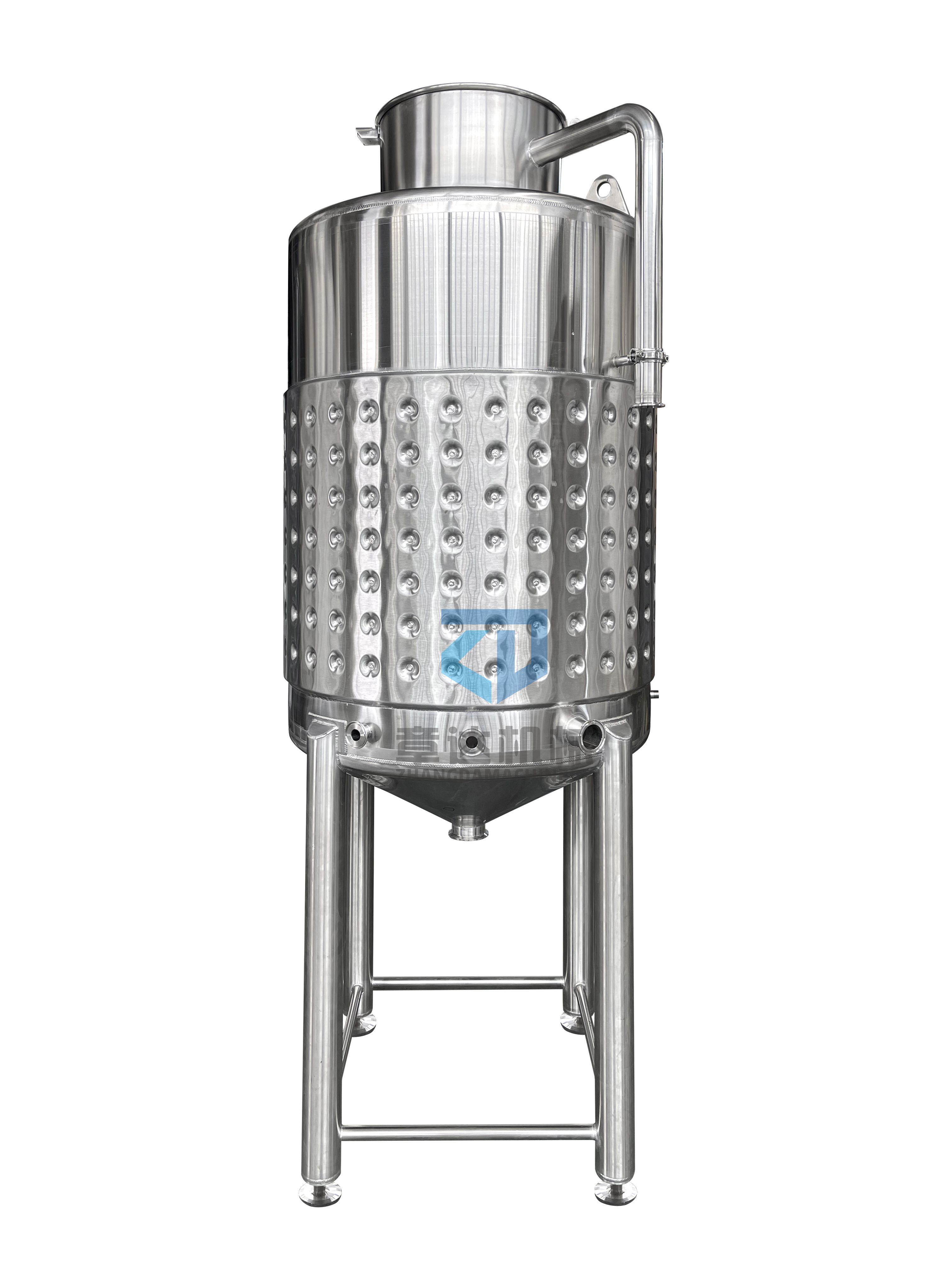 Mini-cidre les réservoirs de fermentation du yogourt navire de fermentation  304 / 316l inox fermenteur